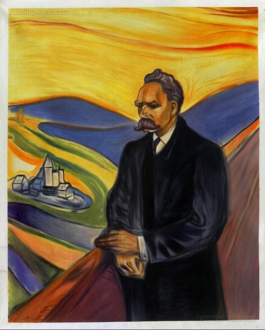 "Friedrich Nietzsche" - Edvard Munch (1906)